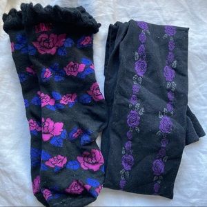 Anna Sui Rose Socks and Stockings Bundle 🌹🌹🌹